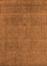 Machine Washable Oriental Orange Industrial Area Rugs, wshurb2136org