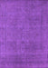 Machine Washable Oriental Purple Industrial Area Rugs, wshurb2136pur