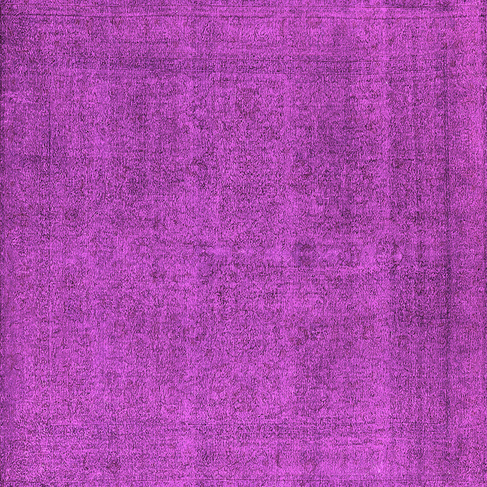 Square Machine Washable Oriental Pink Industrial Rug, wshurb2136pnk