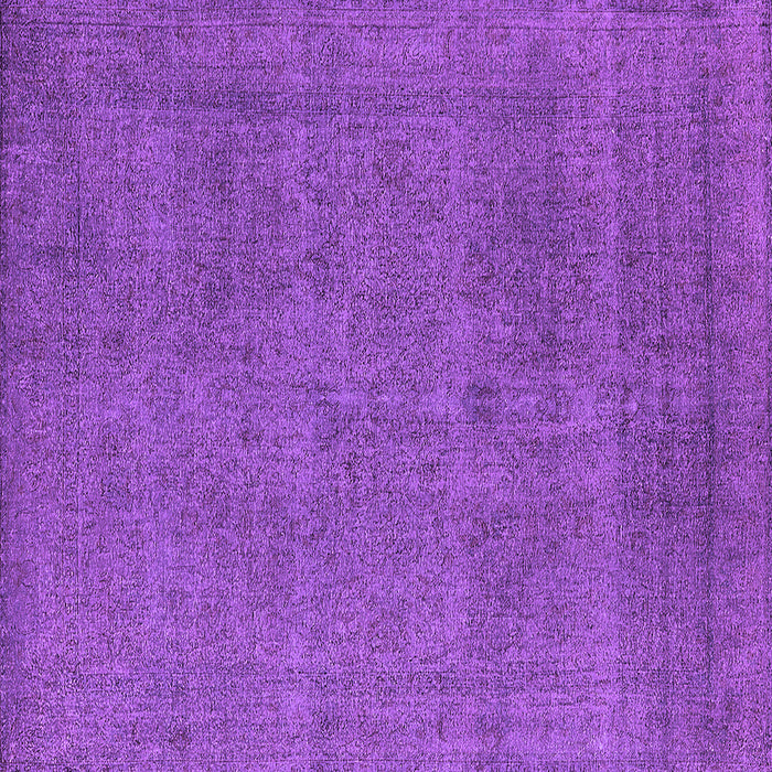 Square Oriental Purple Industrial Rug, urb2136pur