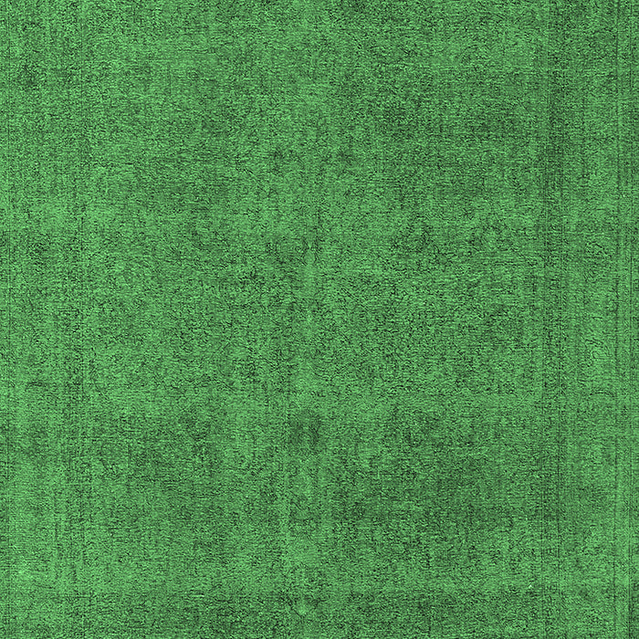 Machine Washable Oriental Emerald Green Industrial Area Rugs, wshurb2136emgrn