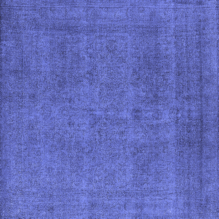 Square Oriental Blue Industrial Rug, urb2136blu