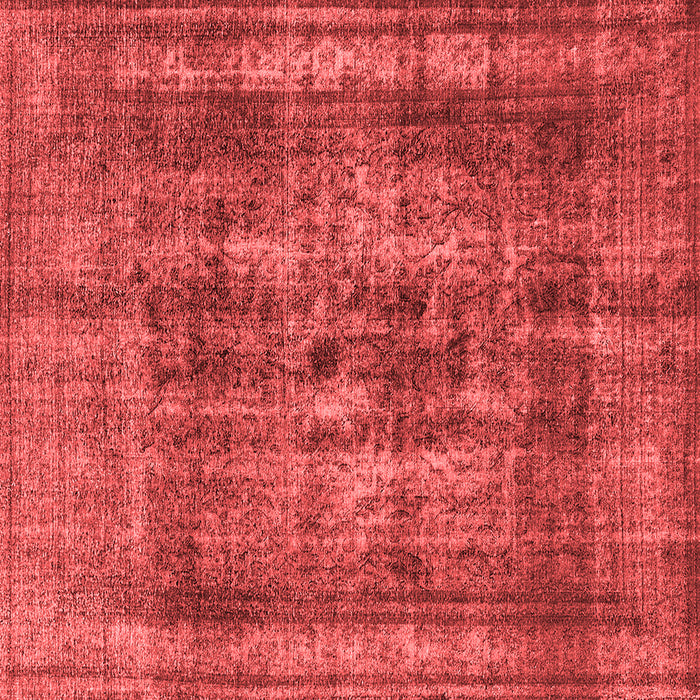Machine Washable Oriental Red Industrial Rug, wshurb2137red