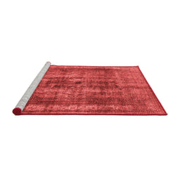 Industrial Red Washable Rugs