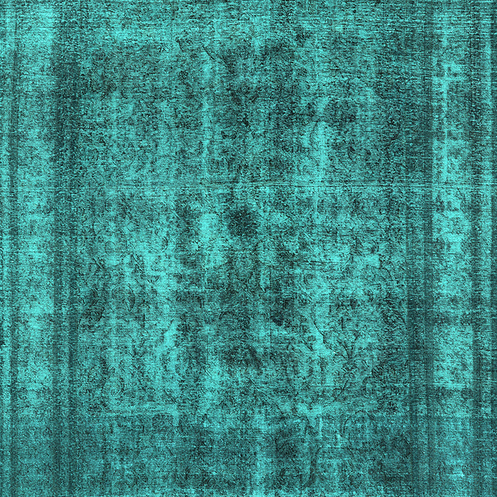 Oriental Turquoise Industrial Rug, urb2137turq