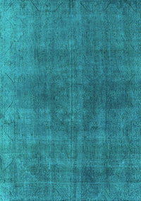 Oriental Turquoise Industrial Rug, urb2139turq