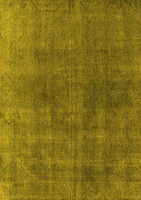 Oriental Yellow Industrial Rug, urb2139yw