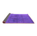 Sideview of Oriental Purple Industrial Rug, urb2139pur