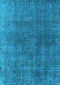 Oriental Light Blue Industrial Rug, urb2139lblu