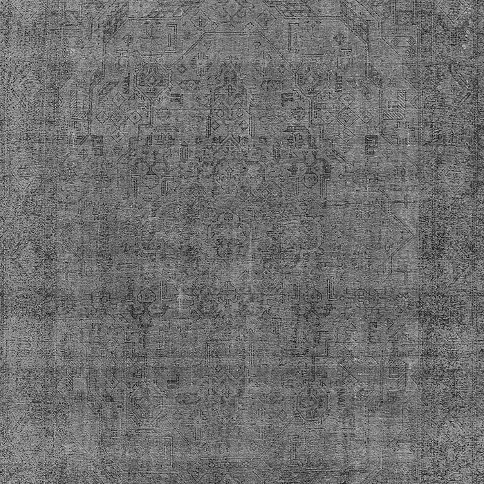 Machine Washable Oriental Gray Industrial Rug, wshurb2140gry