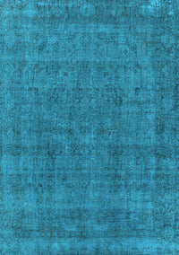 Oriental Light Blue Industrial Rug, urb2140lblu