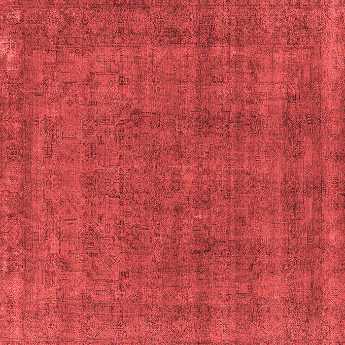 Machine Washable Oriental Red Industrial Rug, wshurb2140red