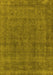 Oriental Yellow Industrial Rug, urb2140yw