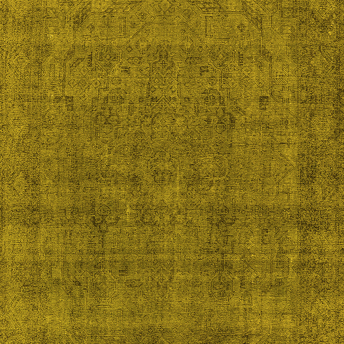 Oriental Yellow Industrial Rug, urb2140yw