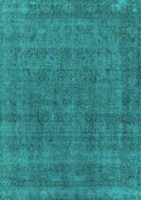 Oriental Turquoise Industrial Rug, urb2140turq