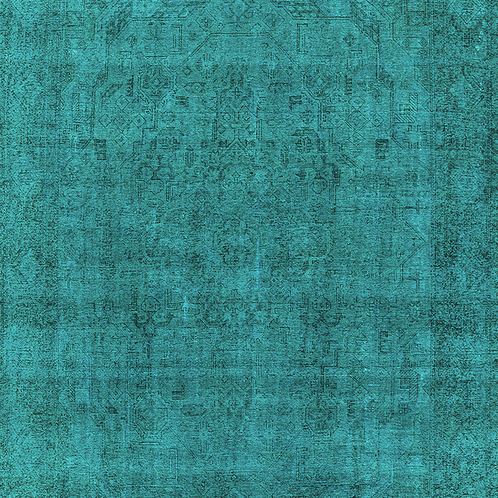 Oriental Turquoise Industrial Rug, urb2140turq
