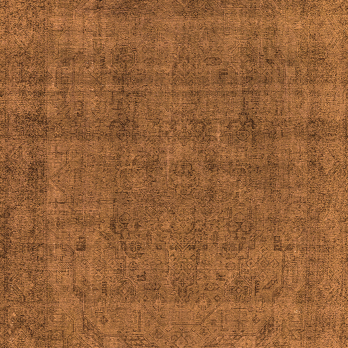 Oriental Orange Industrial Rug, urb2140org