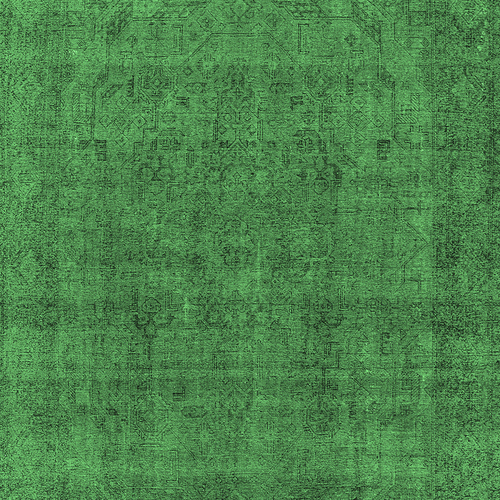 Oriental Emerald Green Industrial Rug, urb2140emgrn