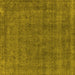 Square Oriental Yellow Industrial Rug, urb2140yw