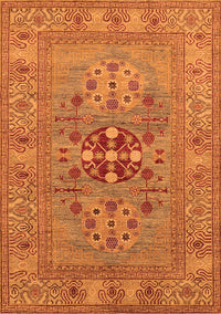 Oriental Orange Industrial Rug, urb2141org