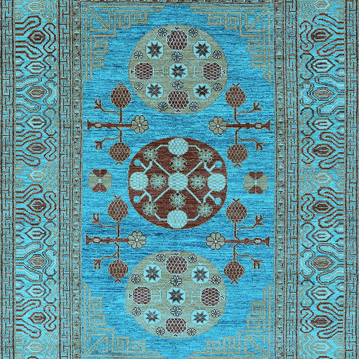 Oriental Light Blue Industrial Rug, urb2141lblu