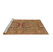 Sideview of Machine Washable Oriental Brown Industrial Rug, wshurb2141brn