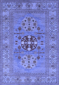 Oriental Blue Industrial Rug, urb2141blu