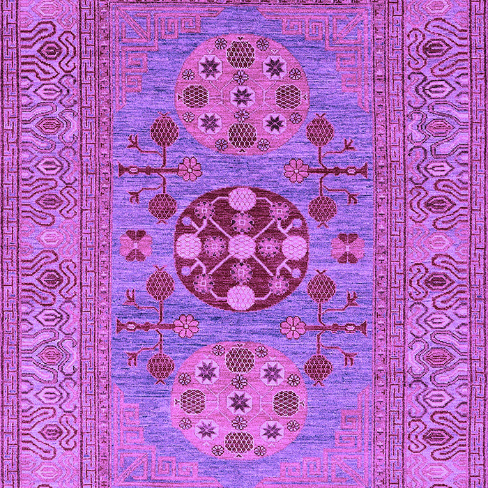 Machine Washable Oriental Purple Industrial Area Rugs, wshurb2141pur