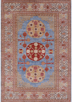 Mid-Century Modern Chestnut Red Oriental Rug, urb2141