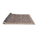 Sideview of Mid-Century Modern Brown Oriental Rug, urb2142