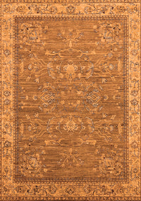 Oriental Orange Industrial Rug, urb2142org