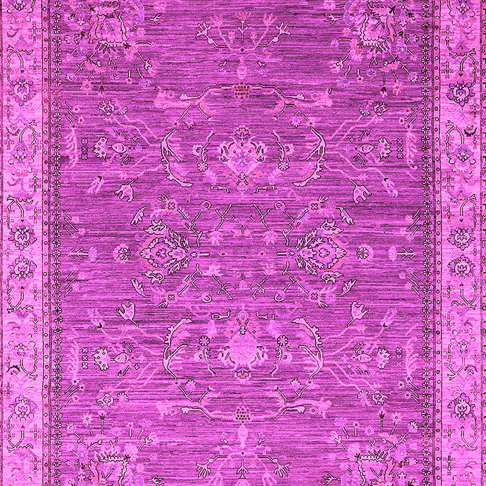 Machine Washable Oriental Pink Industrial Rug, wshurb2142pnk