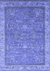 Oriental Blue Industrial Rug, urb2142blu