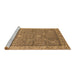 Sideview of Machine Washable Oriental Brown Industrial Rug, wshurb2142brn