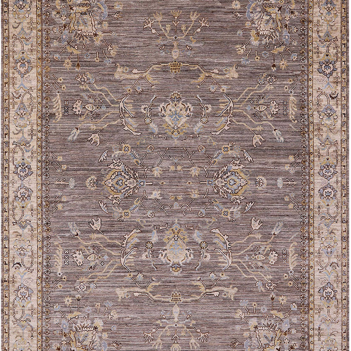 Machine Washable Industrial Modern Brown Rug, wshurb2142