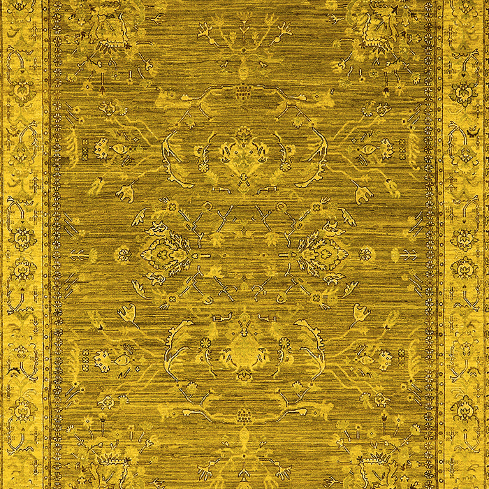 Oriental Yellow Industrial Rug, urb2142yw