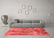 Industrial Red Washable Rugs