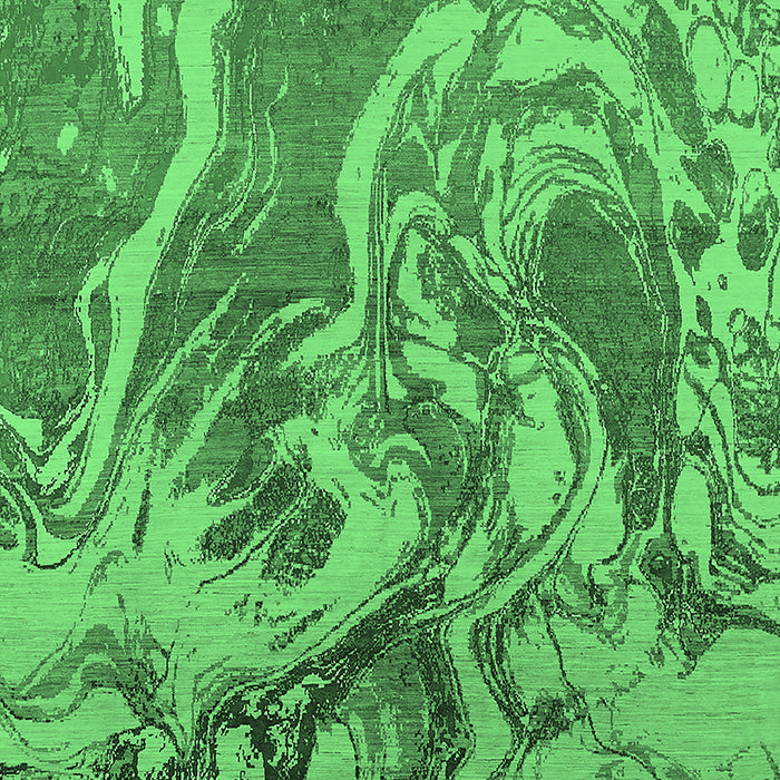 Oriental Emerald Green Industrial Rug, urb2143emgrn