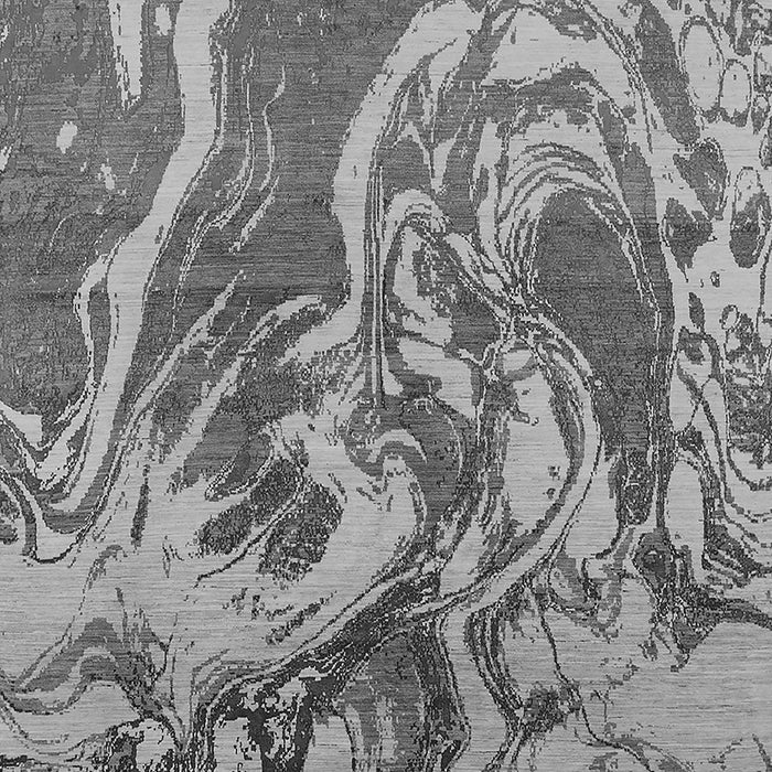 Machine Washable Oriental Gray Industrial Rug, wshurb2143gry