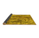 Sideview of Oriental Yellow Industrial Rug, urb2143yw