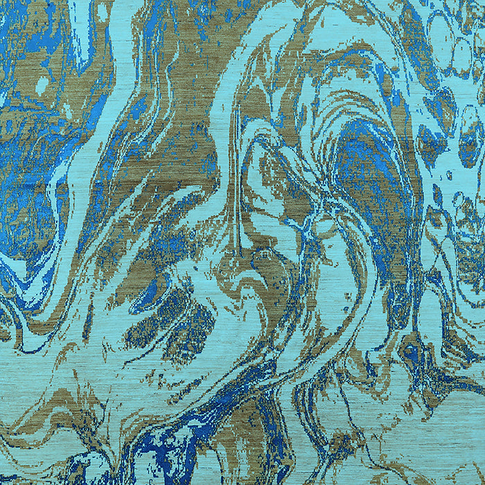 Oriental Light Blue Industrial Rug, urb2143lblu