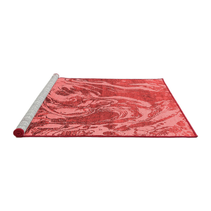 Industrial Red Washable Rugs