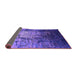 Sideview of Oriental Purple Industrial Rug, urb2144pur