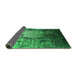 Sideview of Oriental Green Industrial Rug, urb2144grn