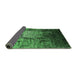 Sideview of Oriental Emerald Green Industrial Rug, urb2144emgrn