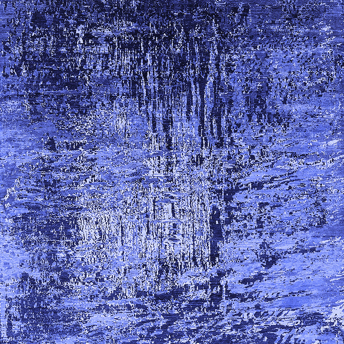 Oriental Blue Industrial Rug, urb2144blu