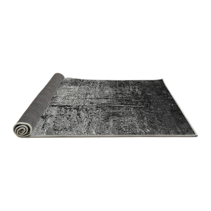Sideview of Oriental Gray Industrial Rug, urb2144gry