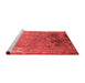 Industrial Red Washable Rugs