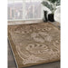 Machine Washable Industrial Modern Camel Brown Rug in a Family Room, wshurb2146