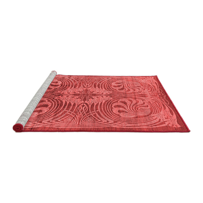 Industrial Red Washable Rugs
